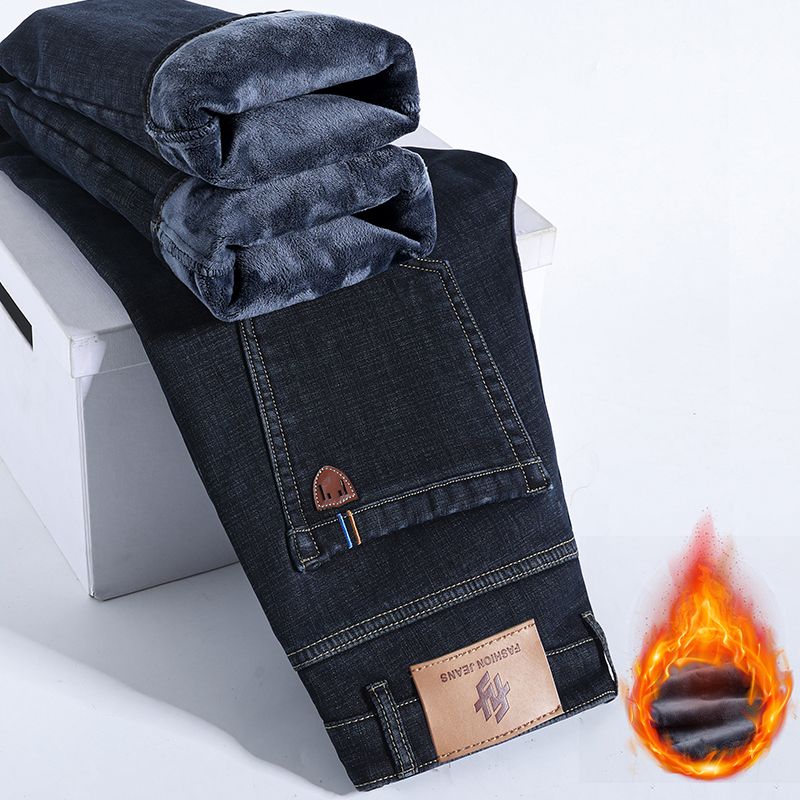 겨울용 따뜻한 플리스 청바지 남성용 두꺼운 보온 캐주얼 - Levis Jeans 501 리뷰 및 가격
